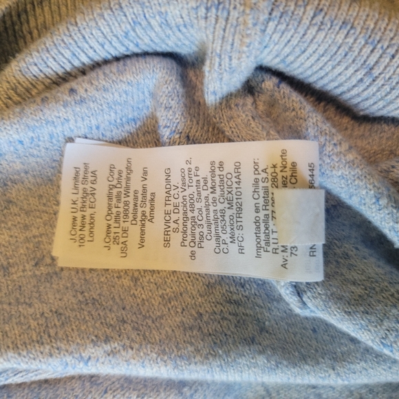 J. Crew Baby Blue Sweater Men's Large - Picture 5 of 5